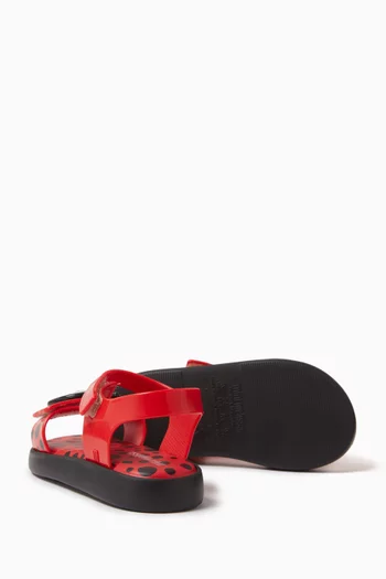Ladybug Jump Bugs Sandals in PVC
