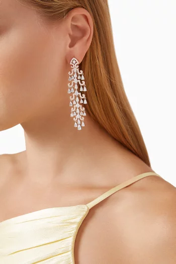Charlotte Chandelier Earrings in Sterling Silver
