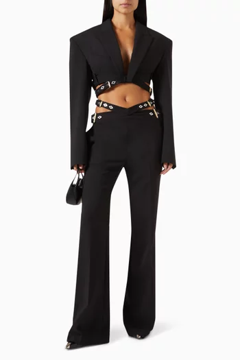 Constrictor Bootcut Pants in Wool