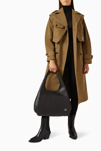 Lana Shoulder Bag in Pebble Leather