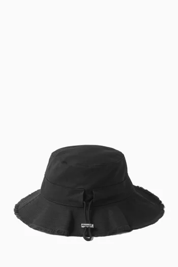 Le Bob Artichaut Frayed Expedition Hat in Cotton