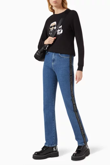 KLJ Low-rise Loose Jeans in Denim