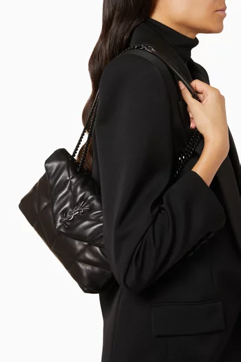 Mini Puffer Toy Crossbody Bag in Quilted Leather