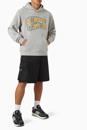 Heat Map Arch Popover Hoodie in Cotton