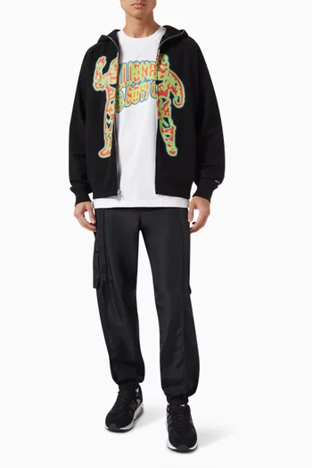 Heat Map Standing Astro Hoodie in Cotton