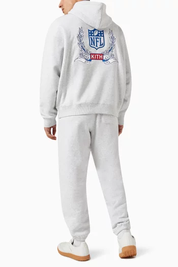 x NFL Giants Laurel Embroidered Hoodie in Cotton