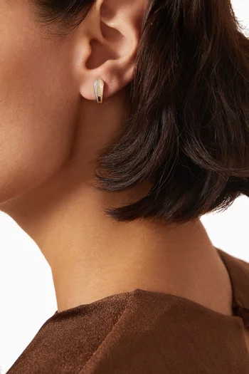 Luisa Hoop Earrings in 18kt Gold