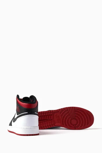 Jordan 1 Mid Sneakers in Leather