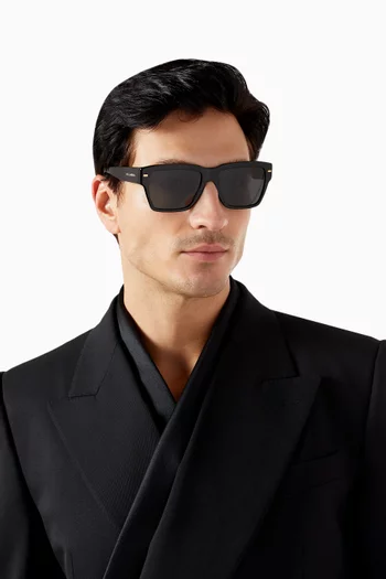 Square-frame Sunglasses in Acetate
