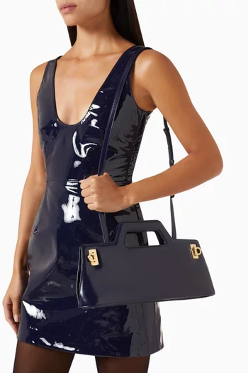 Wanda Top-handle Bag in Patent Leather