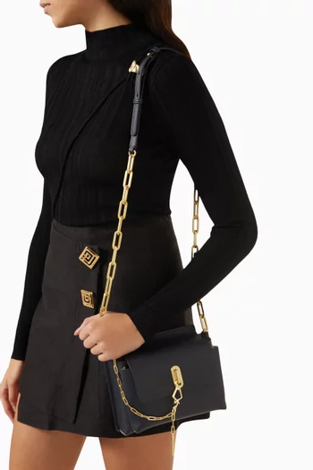 Bea Chain Crossbody Bag in Soft Leather