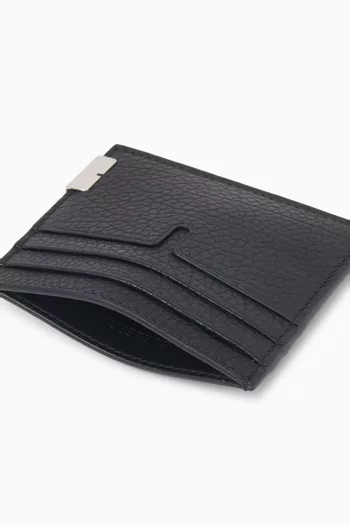 Tall B Cut Card Case in Calf Leather