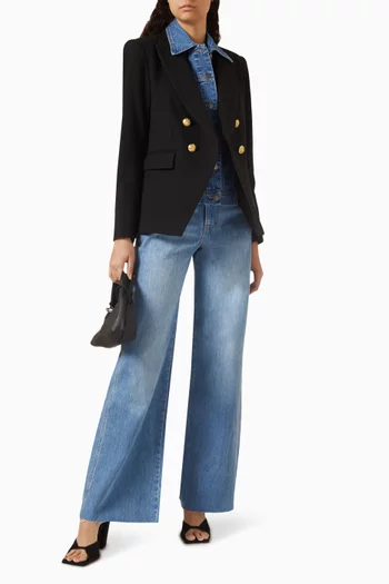 Taylor High-rise Wide-leg Jeans in Denim