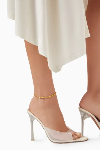 Aurelia Anklet in Gold-plated Brass
