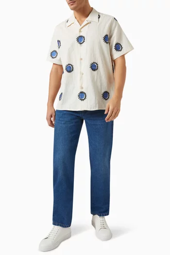 Fil Coupé Sun Shirt in Cotton Blend
