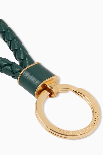 Key Ring in Intreccio Nappa