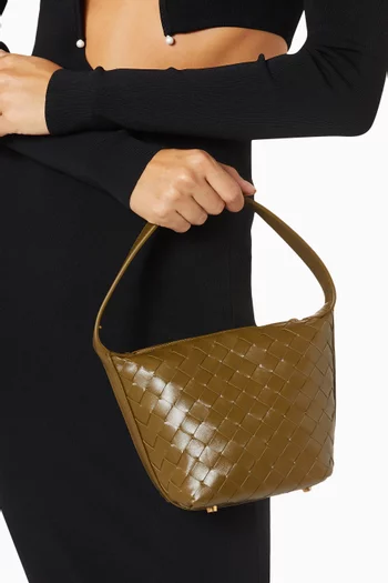 Candy Wallace Shoulder Bag in Intrecciato Nappa