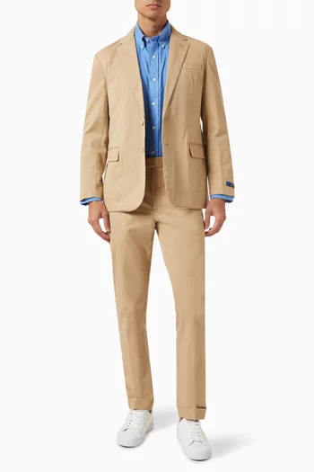 Suit Trouser in Stretch Cotton Chino