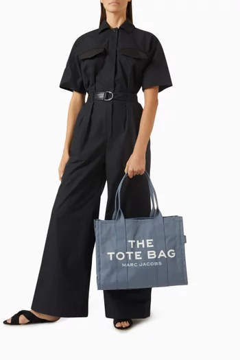 The Large Tote Bag in Cotton Canvas