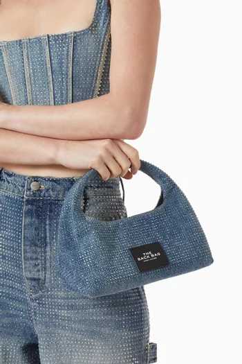The Mini Sack Bag in Denim