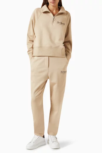Hotel Karl Logo Sweatpants in Organic Cotton-blend