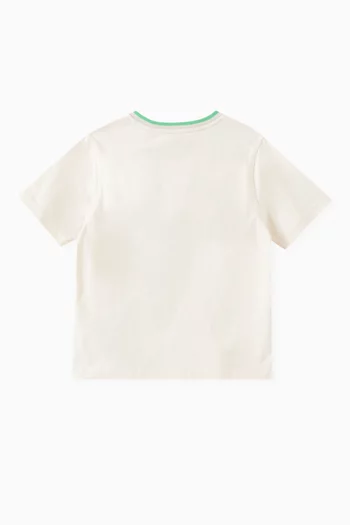 EKD Embroidered T-shirt in Cotton