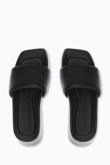 Float Platform Sandals in Carpetto Leather