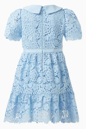 Floral Dress in Guipure Lace