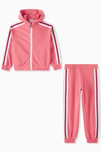 Hooded Tracksuit Set in Cotton