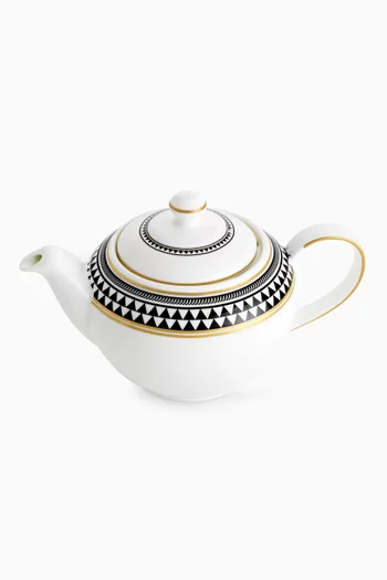 Mosaiques De Baalbek Teapot in Fine Bone China, 1L