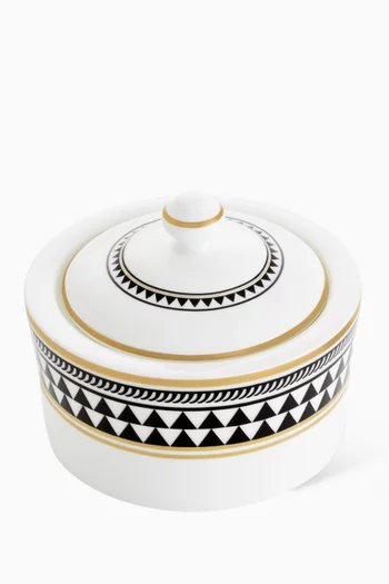 Mosaiques De Baalbek Sugar Pot in Fine Bone China