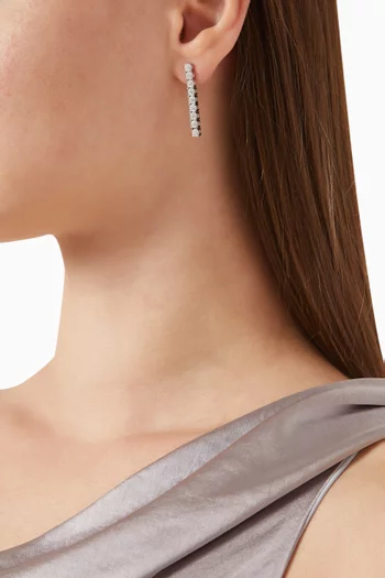 Zara Drop Earrings in Sterling Silver