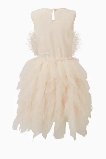 Snow Princess Tutu Dress in Cotton & Nylon