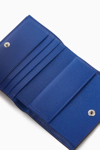 Gancini Compact Wallet in Leather