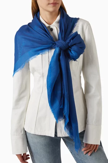 Gancini Shawl in Cotton-cashmere