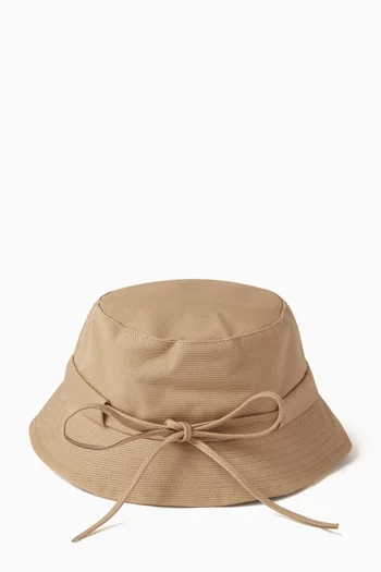 Le Bob Gadjo Bucket Hat in Cotton Canvas