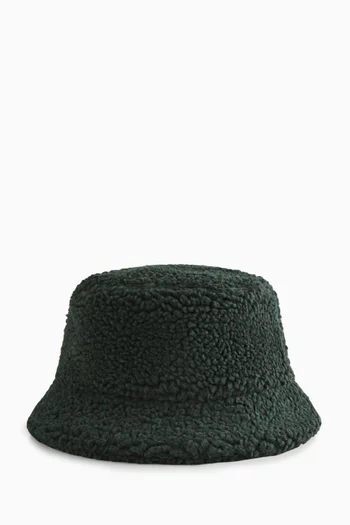 Bucket Hat in Sherpa-fleece