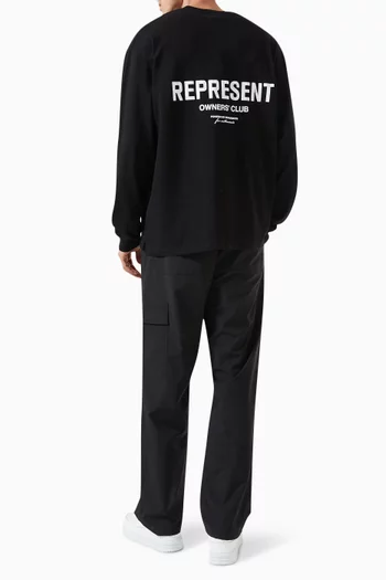 Represent Owners Club Long-sleeve T-shirt in Cotton-jersey