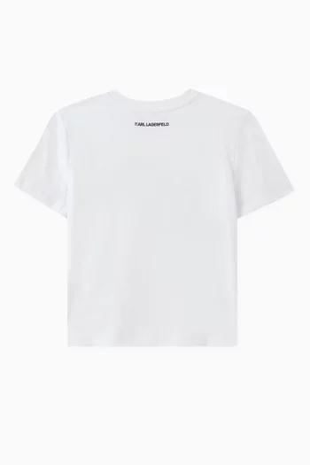 Logo-embellished T-shirt in Cotton