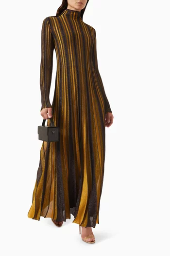 Glenda Maxi Dress in Lurex Knit