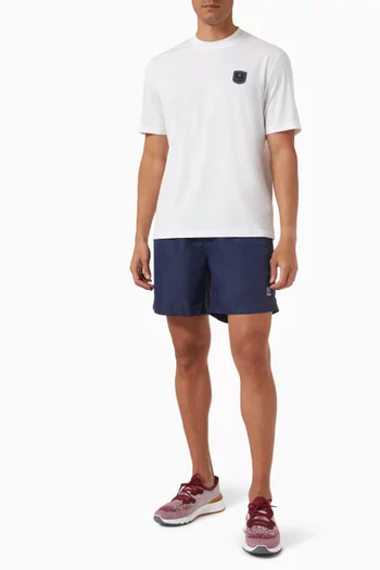 Tennis Logo Crewneck T-shirt in Cotton-jersey