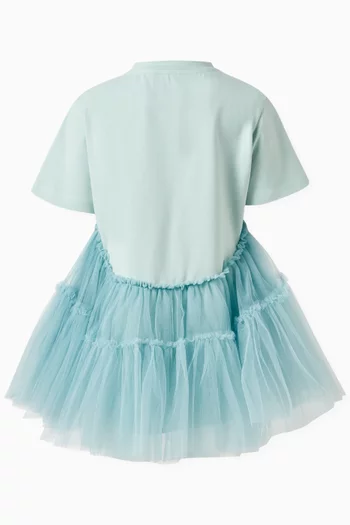 Dress in Jersey and Tulle