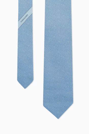 ربطة عنق بنقشة حرير