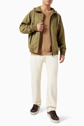 Corak Hooded Jacket in Cotton-poplin