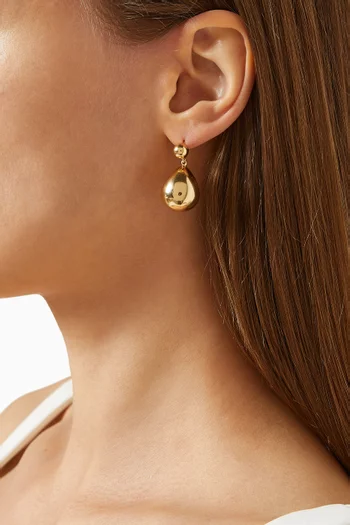 The Julie Earrings in 18kt Gold-plated Sterling Silver