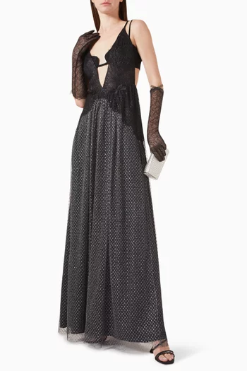 Mantilla Gown in Lace