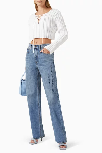 EZ Mid-rise Jeans in Denim