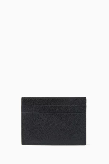 Cash Card Holder in Grained Leather