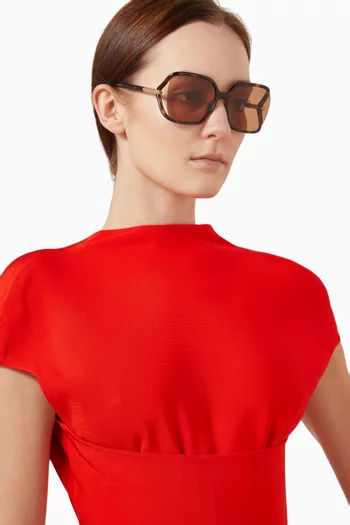 Solange Sunglasses in Injected Plastic