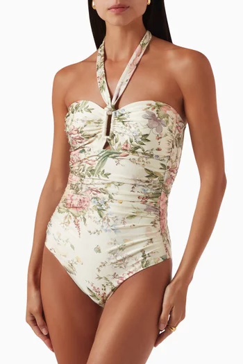 Waverly Wide Link One-piece Swimsuit in Lycra